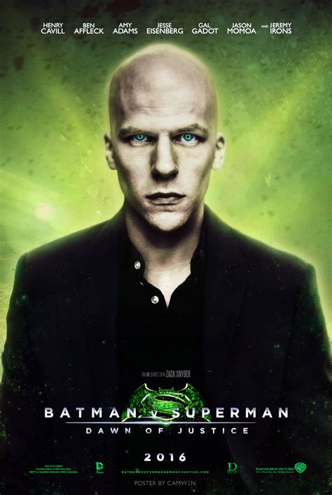 Lex Luthor Poster 2 Batman V Superman 2016 By Camw1n On Deviantart