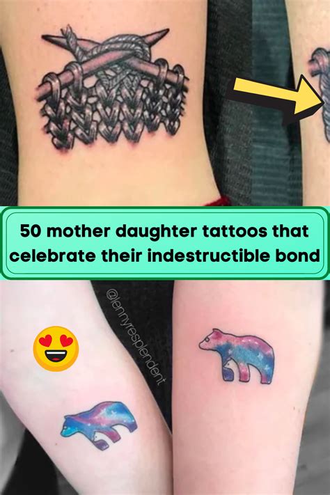 Mother Daughter Tattoos Celebrate Indestructible Bond Amazing