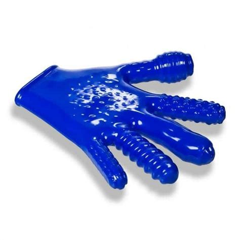 Oxballs Finger Reversible Jo Penetration Glove Blue Dildo Warehouse