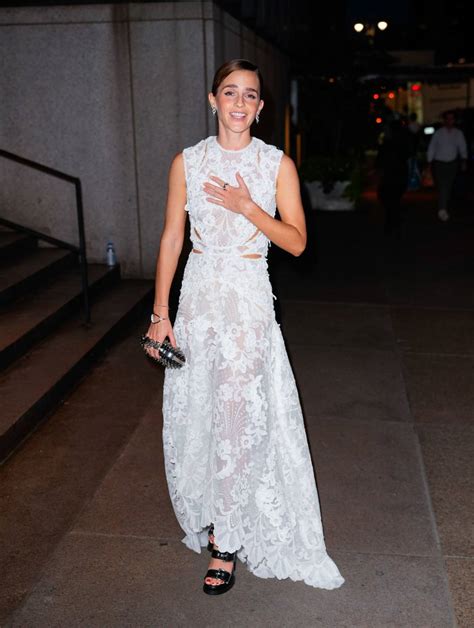 Emma Watson The Kering Foundations Caring For Women Dinner In New
