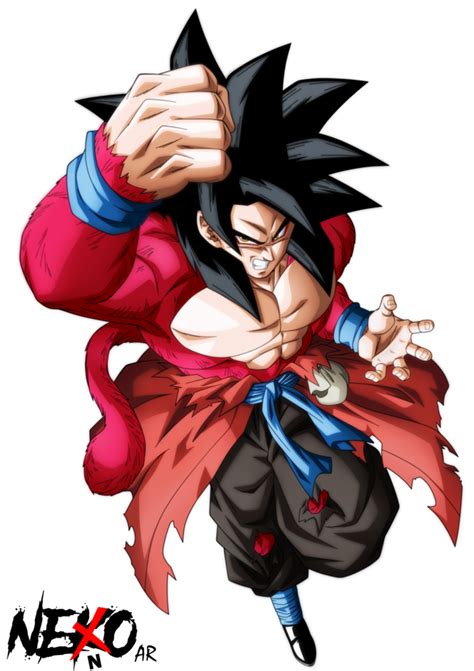 Super Saiyan 4 Xeno Goku By Nekoar Dragon Ball Anime Dragon Ball