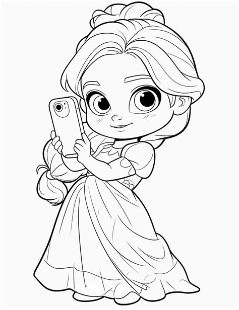 36 Adorable Baby Princess Coloring Pages Free Printable Our Mindful