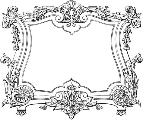 24 Frame Clipart Fancy And Ornate Updated Image Frame Graphics