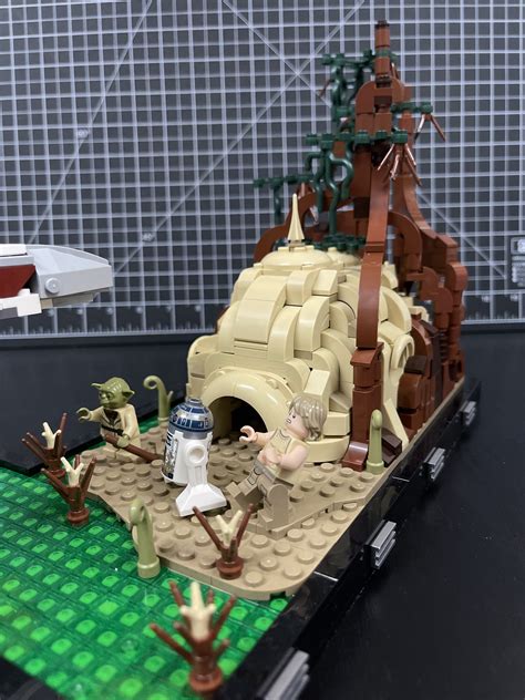 Lego Moc Sw Yodas Size Matter Not 75330 X 2 75301 Trans Clear