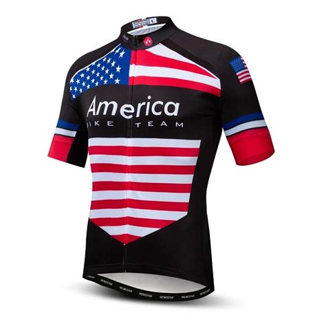 America Usa Bike Team Cycling Jersey Cycling Jersey Usa Cycling