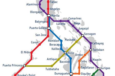 Philippine National Railways Map