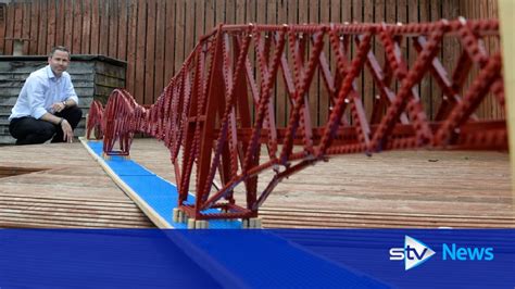 Replica Of Forth Road Bridge Built From 3000 Lego Bricks