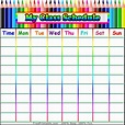 3 Best Images of Free Printable Class Schedule - Printable Classroom ...