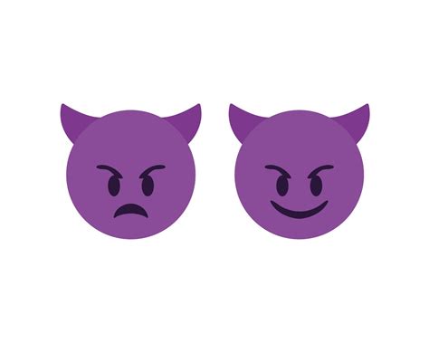 Vector Devils Emoji Design Svg  Png Eps Etsy