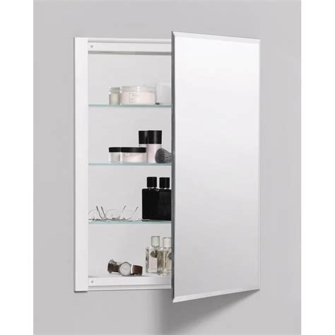 Robern R3 20 In X 26125 In Surface Mirrored Rectangle Medicine Cabinet