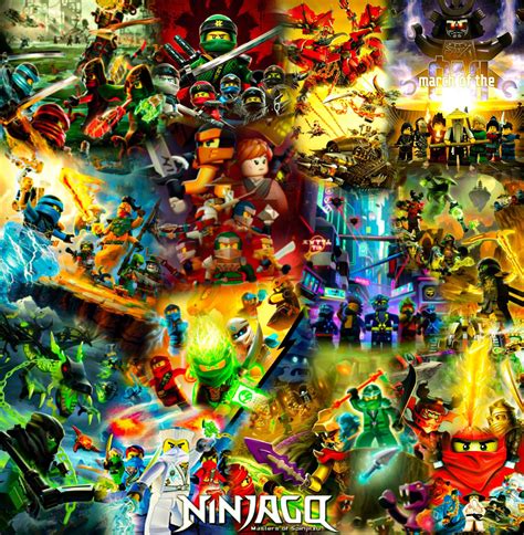 Lego Ninjago All Season Poster In 2021 Lego Ninjago Lego Ninjago