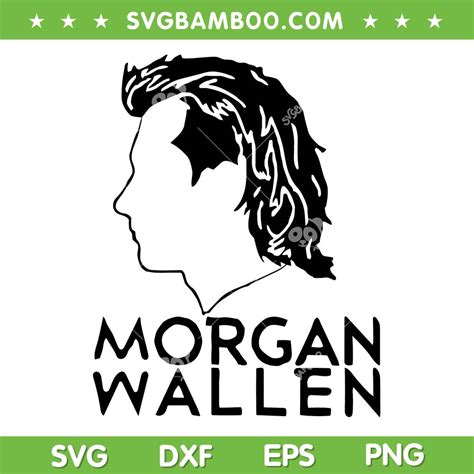 Morgan Wallen Black And White Svg Png