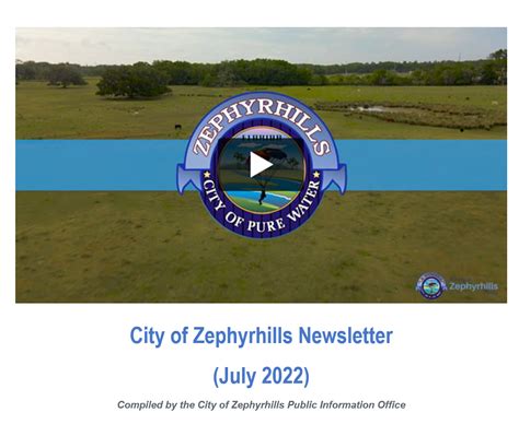 City Limits Map Zephyrhills Fl