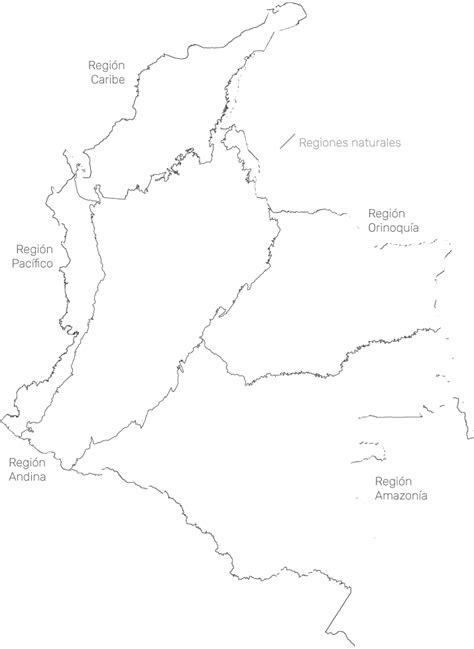 Mapa Regiones Naturales De Colombia Para Ni Os Mapa De Colombia Para