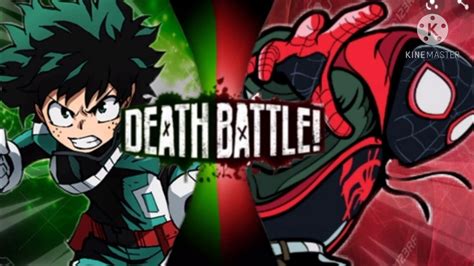 Fan Made Trailer Death Battle Izuku Midoriya Vs Miles Morales My Hero