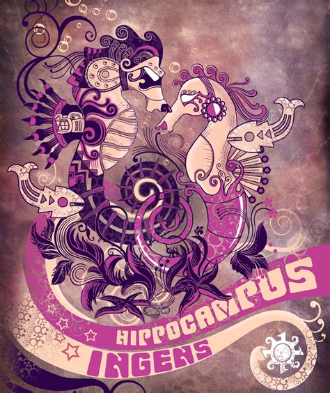 Hippocampus Ingens Looch Artwork By José Luis Príncipe Artwork Art