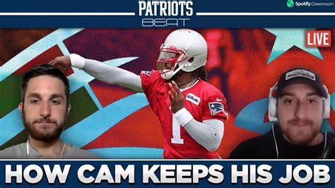 Live Patriots Beat How Cam Newton Keeps Starting Qb Job Youtube