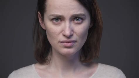 Sad Womans Face Stock Video Motion Array