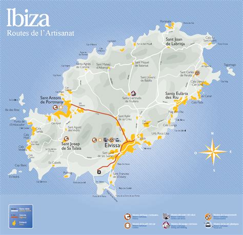 Discover the flavors of ushuaïa ibiza beach hotel restaurants: Carte des routes de l'artisanat de l'île d'Ibiza | WONDERLUST