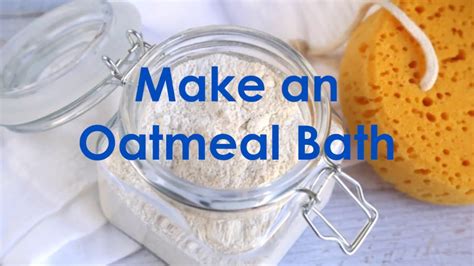 Oatmeal Bath Recipe Youtube