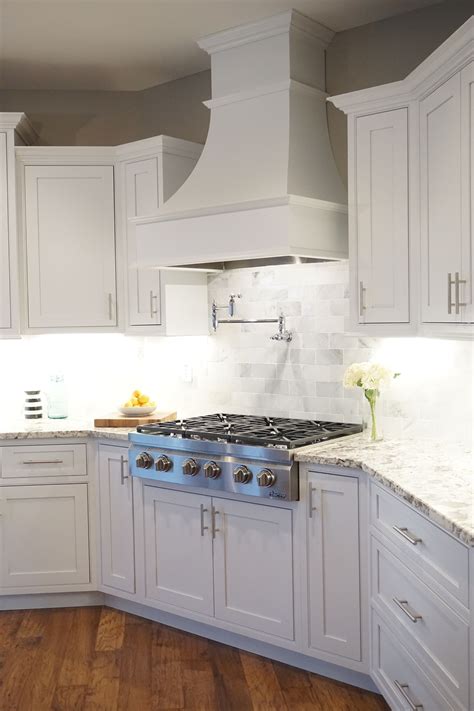 While the minimal ornamentation and straight lines of shaker cabinets lend themselves to the modern look, these cabinets also function well in a. Home | Trendy kitchen backsplash, Corner stove, Kitchen design
