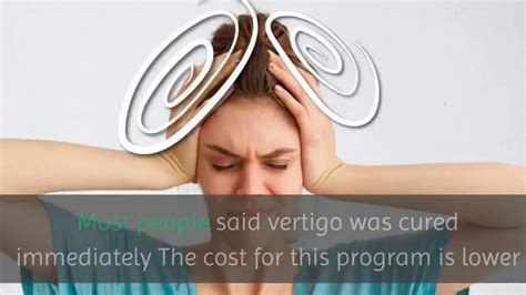 Vertigo Exercises Introducing The Vertigo And Dizziness Program Vertigo