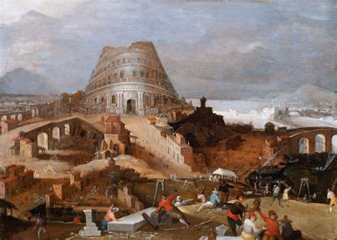 The Construction Of The Tower Of Babel Willem Ii Van Nieulandt 1584