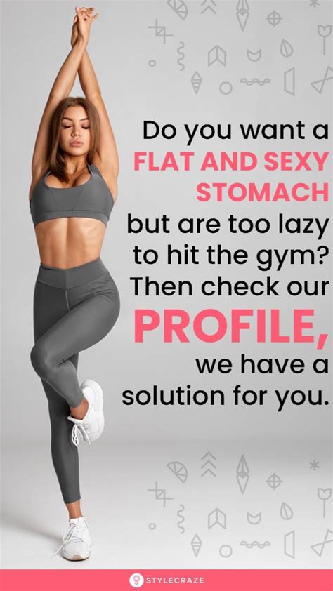 How To Get A Flat Stomach Without Exercise An Immersive Guide By