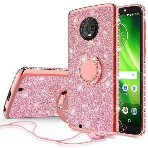 Soga Diamond Bling Glitter Cute Phone Case With Kickstand