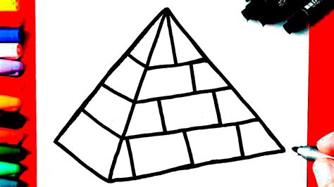 Desenho Da Pirâmide Do Egito