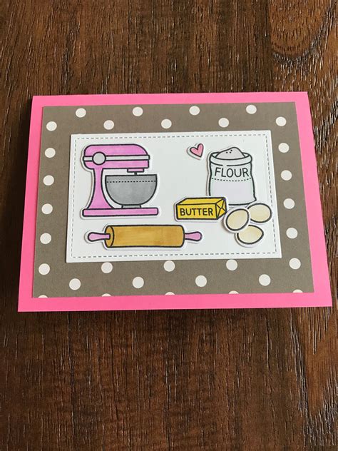 Baking Card Birthday Card Baker Card Card For Baker T Etsy