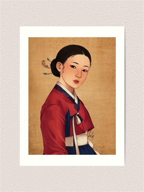 Hanbok Art Print For Sale By Lullindo Redbubble