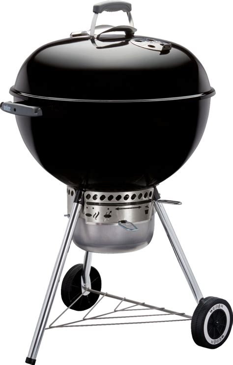 Weber 22 In Original Kettle Premium Charcoal Grill Black 14401001