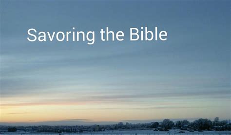 Savoring The Bible Soap Bible Study Of Psalm 141