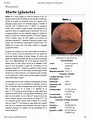 Marte (Planeta) 12 EDICION | Marte | Atmósfera