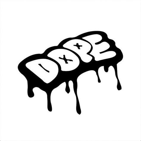 Dope Graffiti Style Decal Vinyl Sticker For Car Window Laptop 55