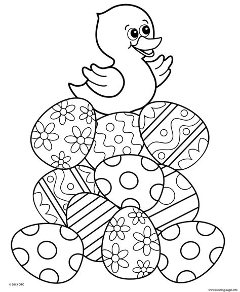 chick  easter egg mountain coloring page printable