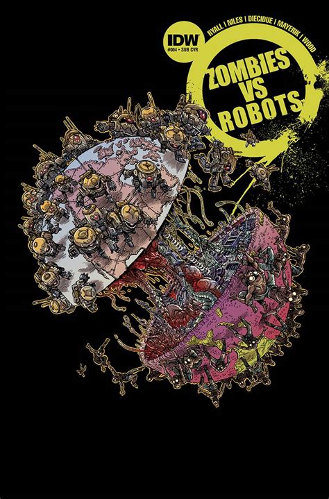 Zombies Vs Robots 4 Subscription Cover Fresh Comics