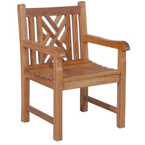Choose your perfect garden teak chairs from the huge selection of deals on quality items. Teak Chippendale Patio Garden Armchair