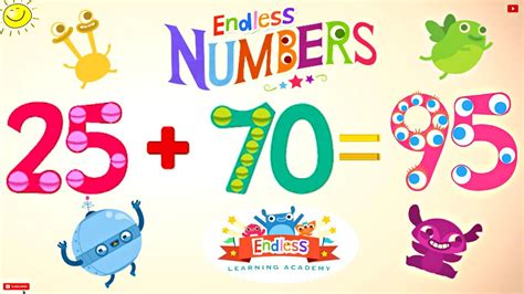 Endless Numbers 95 Learn Number Ninety Five Fun Learning For Kids