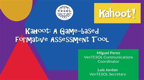 Kahoot A Game Based Formative Assessment Tool Slides Ppt