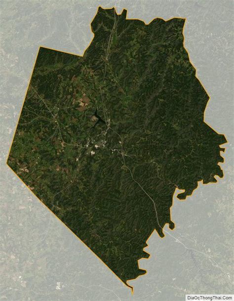 Satellite Map Of Rockcastle County Kentucky Satellite Maps Us Map