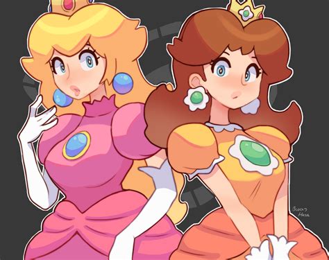 1349838 Super Mario Bros Hd Princess Peach Princess Daisy Rare