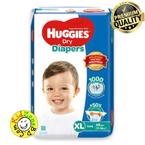 Huggies Diapers Dry Xl 11 16 Kg Kidzonebd