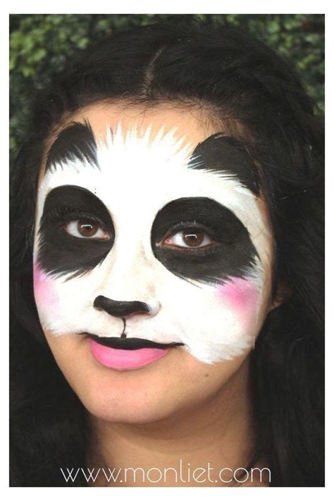 Panda Face Paint Pandafacepaint Schminken Halloween Schminken