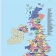 united kingdom political map. Illustrator Vector Eps maps | Order and ...