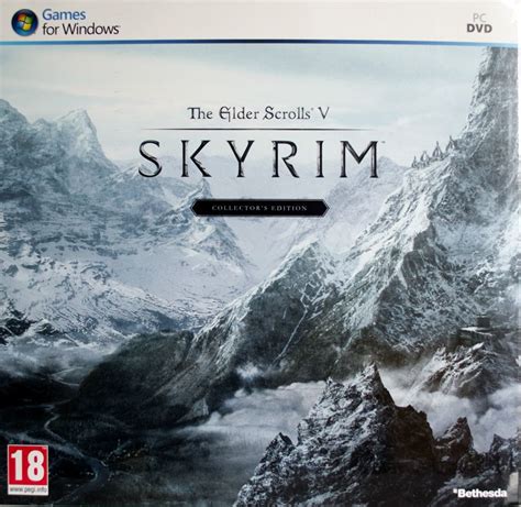 The Elder Scrolls V Skyrim Collectors Edition 2011 Windows Box