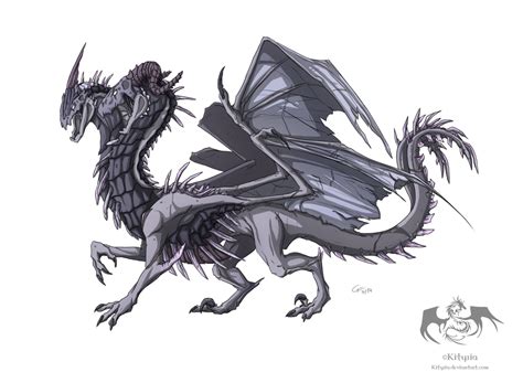 Undead Dragon By Kityria On Deviantart