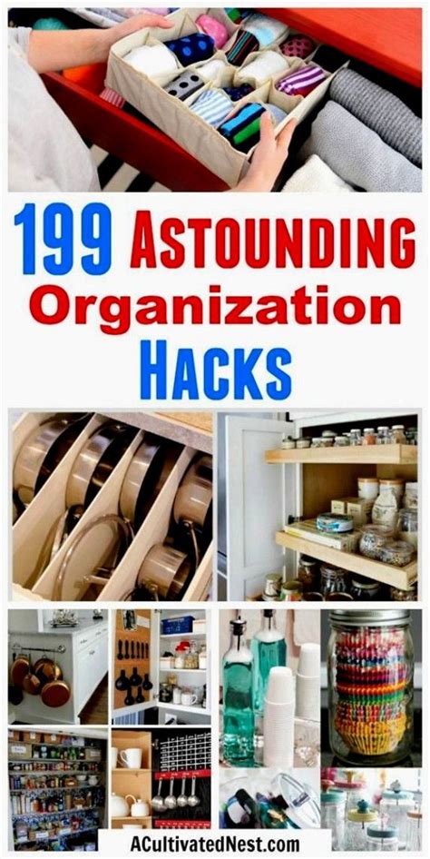 Ome Organization Hacks Getting Your Home Organized Can Be Tricky But