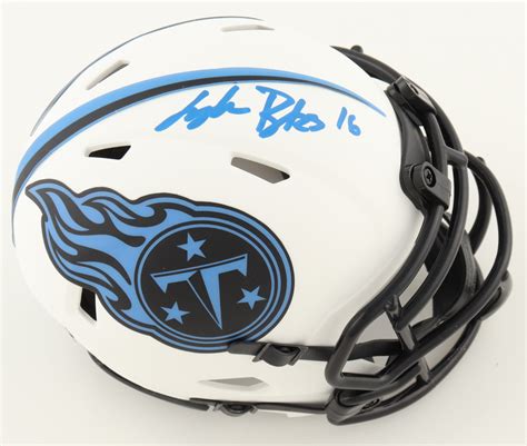 Treylon Burks Signed Titans Lunar Eclipse Alternate Speed Mini Helmet